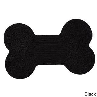 Doggy Days Assorted Color Reversible Dog Bone Rug (18x30 inch)