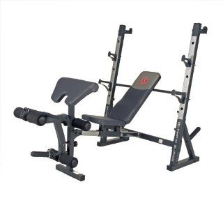 Marcy Diamond Elite MD 856 Olympic Bench  Olympic Weight Benches  Sports & Outdoors