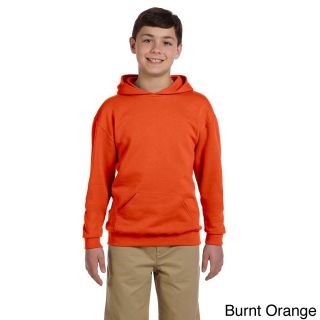 Jerzees Youth 50/50 Nublend Fleece Pullover Hoodie Orange Size L (14 16)