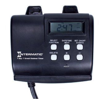 Intermatic HB880R 15 Amp Seven Day Outdoor Digital Timer   Electrical Timers  