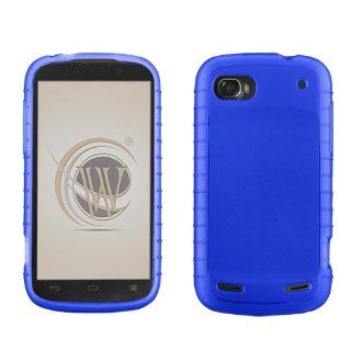 ZTE WARP Sequent N861 TPU Trans. Dark Blue Cell Phones & Accessories