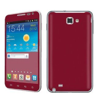 Samsung Galaxy Note i717 AT&T Vinyl Decal Protection Skin Ruby Red Cell Phones & Accessories