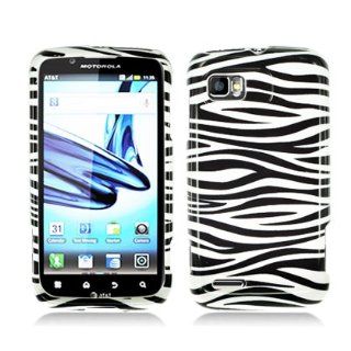 For Motorola Mb865 Atrix 2 Image Case,zebra Black+white Cell Phones & Accessories