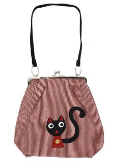 Kitty Kisslock Bag  Mod Retro Vintage Bags