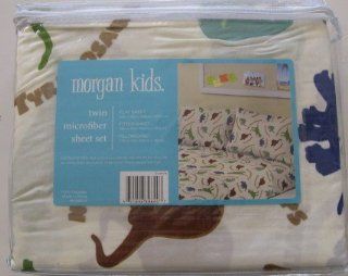 Morgan Kids Dinomite Twin Sheet Set   Childrens Pillowcase And Sheet Sets