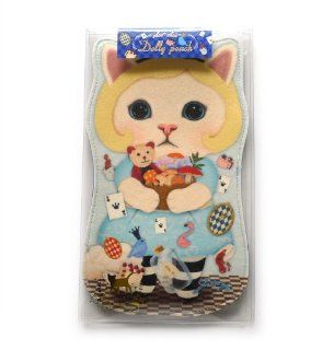 Choo Choo Cat Dolly Pouch Cosmetic Pouch Pencil Case   Alice the wonderland  Pencil Holders 