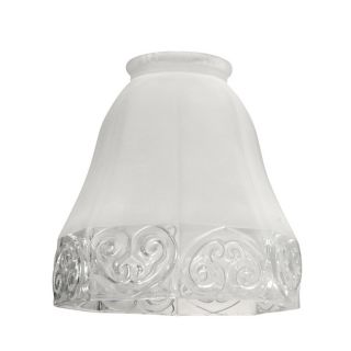 Harbor Breeze 4 1/4 in Frosted Vanity Light Glass