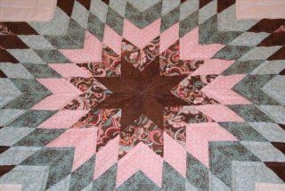 Star in Common Amish Quilt Ready to Ship   Home And Garden Products