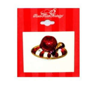 Red Hat Society Red Hat Pin Clothing