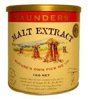 Saunders Malt Extract 1kg  Beer Brewing Malt Extracts  Grocery & Gourmet Food