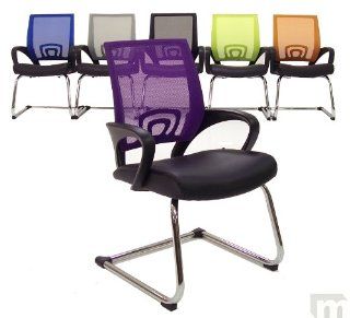 Leather & Mesh Color Burst Guest/Reception Chairs  Reception Room Chairs 