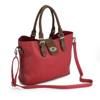 Kris Ana Buttercup Tote with Clutch Bag  Red      Womens Accessories