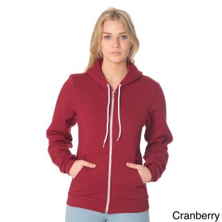 American Apparel American Apparel Unisex Flex Fleece Zip Hoodie Red Size XXS (0  1)