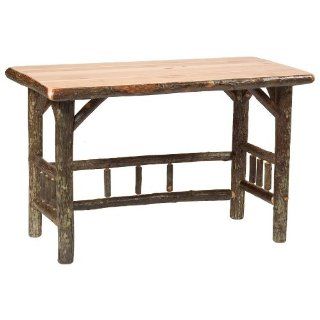 Shop Fireside Lodge 873 Hickory Open Writing Desk Finish Traditional at the  Furniture Store. Find the latest styles with the lowest prices from Fireside Lodge