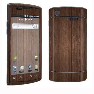 Samsung captivate i897 Vinyl Protection Decal Skin SSi897 121 Brown Wood Cell Phones & Accessories