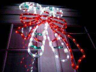 CANDY CANE LED HOLIDAY SIGN, CHRISTMAS LIGHTS   Seasonal Celebration Lighting
