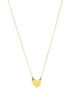 Gold Mini Heart Pendant Necklace by A.L.C. Jewelry