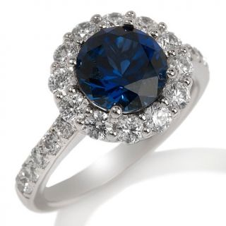 Jean Dousset Absolute and Created Sapphire Princess Ring