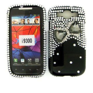 Aimo Wireless SAMI9300PC3D SD904 3D Premium Stylish Diamond Bling Case for Samsung Galaxy S3 i9300   Retail Packaging   Black Bow Tie Cell Phones & Accessories