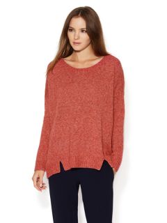 Wool Cashmere Scoopneck Sweater by Firth