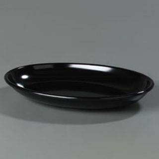Carlisle Designer Oval Platter   16x12 Melamine, Black