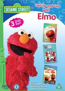 Get Up and Go with Elmo Triple Pack (Elmos Potty Time / Elmos World / Bedtime with Elmo)      DVD