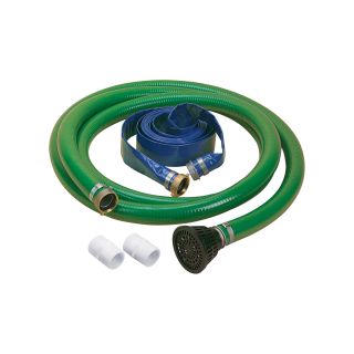 Apache Pump Hoses with Combo Kit — 2in., Model# 98128615  Discharge   Suction Hoses