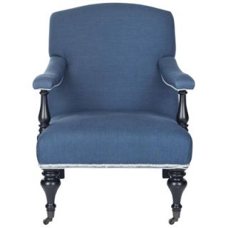 Safavieh Devona Arm Chair MCR4731A Finish Steel Blue