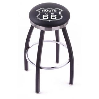 Holland Bar Stool Gambling 25 Swivel Bar Stool with Cushion L8C2C25 Team Ro