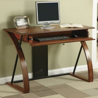 OSP Designs Aurora Computer Desk with Powdercoated Black Accents AR2544R
