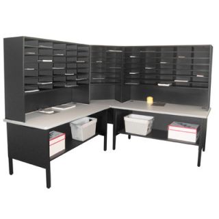 Marvel Office Furniture 84 Slot Corner Literature Organizer UTIL0010 / UTIL00