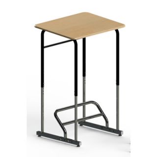 Stand2Learn Stand Biased Height Adjustable Classroom Desk (Kindergarten   4th