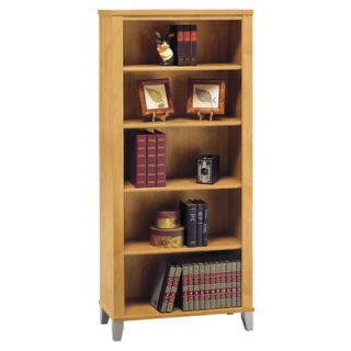 Bush Somerset 65.25 Bookcase WC81465 03 Finish Maple Cross