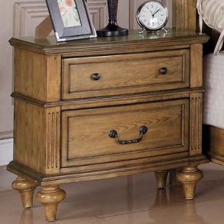 Wildon Home ® Virginia 2 Drawer Nightstand 202562 / 202572 Finish Light Oak