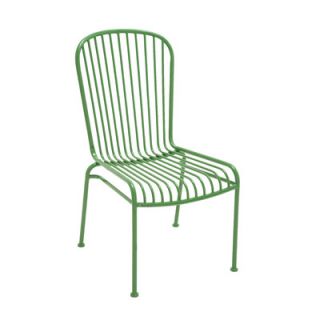 Woodland Imports The Metal Side Chair 6531 Finish Green