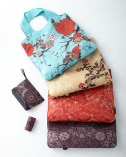 Wanderlust Pouch with Five Reusable Shopping Bags