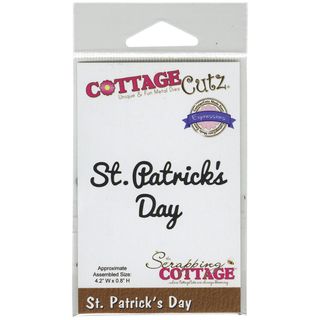 Cottagecutz Expressions Die 4.2inx.8in st. Patricks Day
