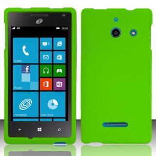 [Windowcell] Hard Case for Huawei W1 H883g (Straightalk) Rubberized Cover   Neon Green Rp Cell Phones & Accessories