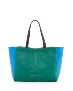 Whats The T Colorblock Tote Bag, Island Green Multi   MARC by Marc Jacobs