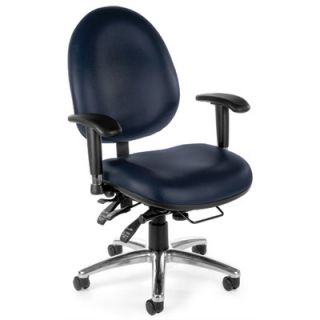 OFM 24 Hour Computer Mid Back Confrence Chair 247 Seat/Back Color and Materia