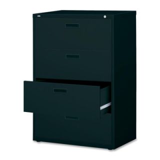 Lorell 4 Drawer  File 605 Finish Black