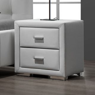 DG Casa Riviera 2 Drawer Nightstand 2725 NS WHT