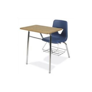 Virco 2000 Series 31 Plastic Chair Desk with Bookrack 2400BRM