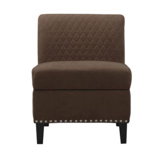 Handy Living Wrigley Storage Side Chair 340SC AAA Color Brown