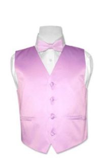 Covona BOY'S Solid LAVENDER PURPLE Color Dress Vest BOW TIE Set sz 6 Tuxedo Suits Clothing