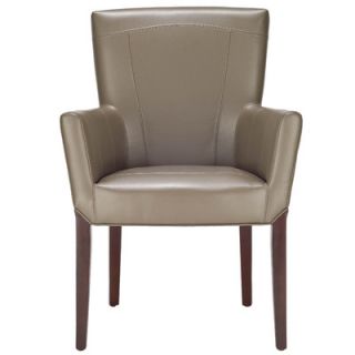 Safavieh Ken Leather Chair HUD8201B Finish Distressed Clay