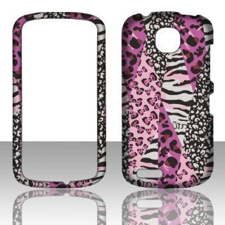 2D Pink Safari Pantech Marauder R910L Verizon Case Cover Phone Snap on Cover Case Faceplates Cell Phones & Accessories