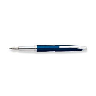 Cross ATX, Translucent Blue, Fountain Pen, with Medium stainless steel nib (886 37MS) 