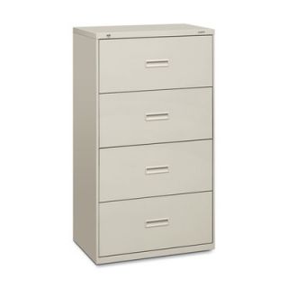 Basyx 400 Series 4 Drawer  File BSX4 Size 36 W, Finish Light Gray