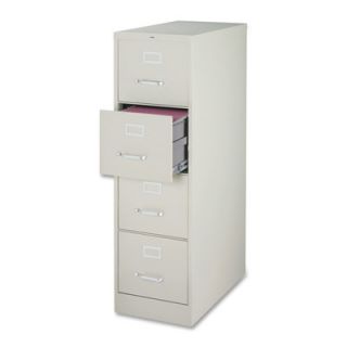 Lorell 4 Drawer  File Cabinet 6019 Finish Light Gray